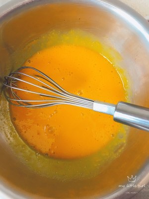 The practice measure of small biscuit of old flavour egg 4