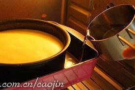 The practice measure of cake of light cheese of dough made with boiling water 16