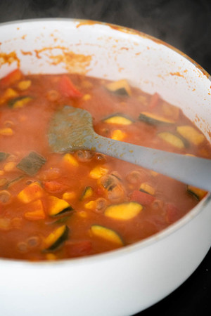 The practice measure of the quick worker curry that lets vegetable decay 5