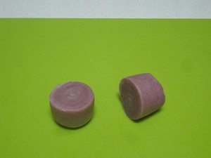 Violet potato of yoke crisp ~ , wipe perfect conjugal bliss of ~ of tea, raw ingredient, the practice move that makes ~ of crisp method of 6 kinds of yoke is added inside happy mid-autumn ~ 27