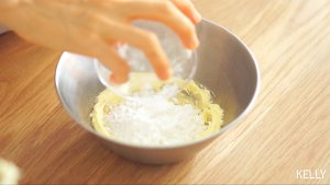 The Durian floret of pink of sweet crisp continous / bake video biscuit piece the practice measure of 3 9
