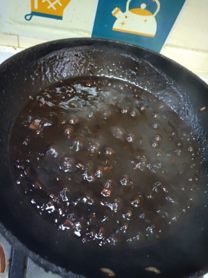 The practice measure of face of Han type fried bean sauce 7