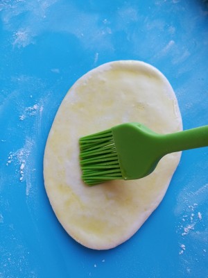 The practice move that cake of lotus leaf steamed bread places 4