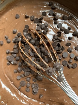 The practice measure of cake of chocolate Mai Fen 3