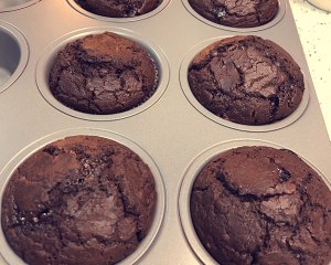 The practice measure of coffee chocolate Muffin 6