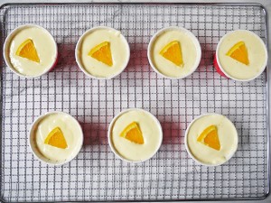 The practice measure of cake of orange aromatic rice 15