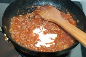 The practice measure of side of meaning of tomato meat sauce 9