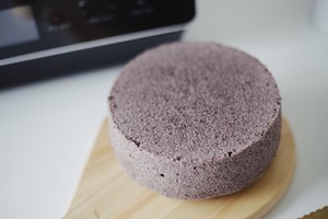 The practice measure of cake of evaporate of appetizing black rice 16