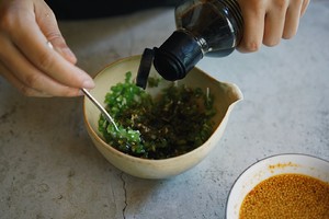 Talk about a day to make food 001 evaporate aubergine of Zhang Qian match plain flavour to dip in the practice measure of makings 5