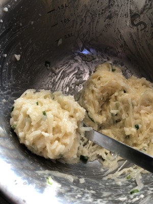 The practice measure of cake of silk of remnant rice turnip 5