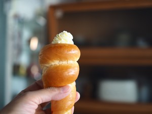 The practice measure of cheese conch biscuit 5