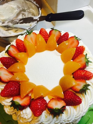 Fruit butter [birthday cake] practice measure 17