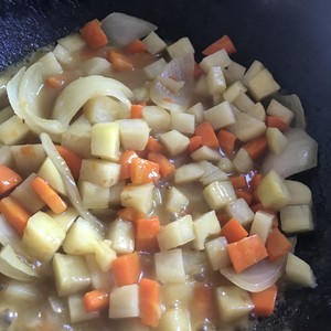 The practice measure of element curry meal 2