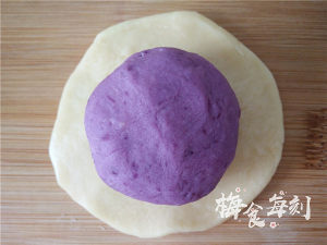 Net Gong Xiangyu is violet cake of beans of potato celestial being, the practice step that requires a pan only 12