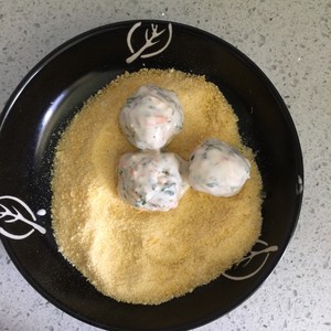 Ball of shepherd's purse bean curd / the practice measure of cake 4
