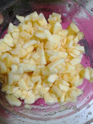 The apple is crisp / the practice measure with crisp Durian 1