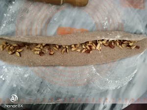  純粋な全粒小麦の赤ナツメの蒸しパン5 