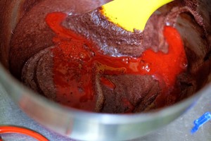 Cake of cheese of red plush cream [improved recipe / measure exceeds detailed] practice measure 14