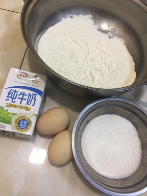 The practice measure of steamed bread of anhydrous grandma sweet egg 1