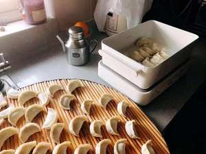 The practice measure of the dumpling of crude fry in shallow oil of hotbed chives beef that falls in love with readily 9