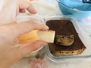The practice measure of cake of unripe ketone cheese 10