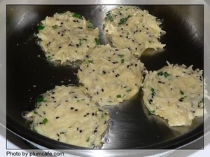 The practice measure of egg potato cake 3