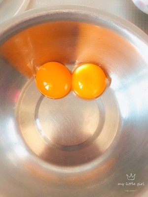 The practice measure of small biscuit of old flavour egg 1