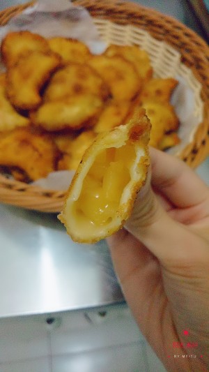 The practice measure of apple pie of skin of golden crisp dumpling 11