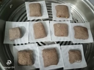 赤いナツメの蒸しパンの実習 純全粒小麦6 