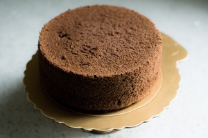 Cake of full-bodied chocolate Mu Si (6 inches) practice measure 1