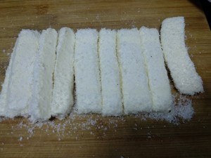 Butter of shredded coconut stuffing is small practice measure 10