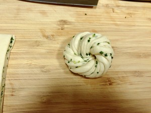 Steamed twisted roll of silk of green sweet silver (ferment) practice measure 14