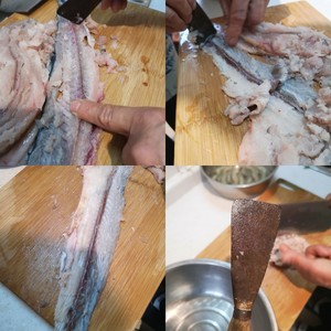 Spanish mackerel dumpling (add Spanish mackerel processing technique) practice measure 5