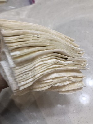 Wonton skin (machine of face of hand dynamic pressure) the practice measure of the makings that contain stuffing 6