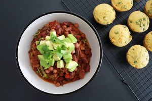 The practice measure of the bean of ginger flavour chili that stew 4