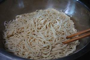 The practice measure of seafood chow mien 7