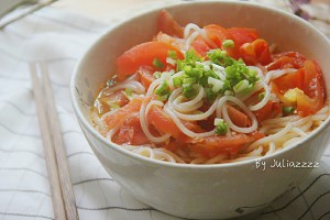 The practice measure of ground rice of tomato acerbity soup 4