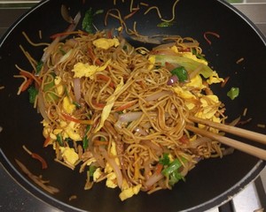 The practice measure that fries noodle 11