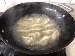 Dumpling of decoct of flesh of thin element of carrot tremella fertilizer (fried dumpling of clean element Shanghai) (wait for correct, do not do) practice measure 8