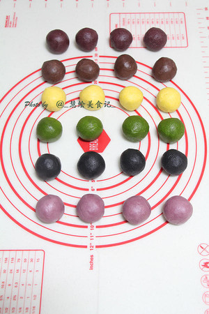 Violet potato of yoke crisp ~ , wipe perfect conjugal bliss of ~ of tea, raw ingredient, the practice move that makes ~ of crisp method of 6 kinds of yoke is added inside happy mid-autumn ~ 47