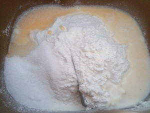 The practice measure of orange sweet biscuit 1