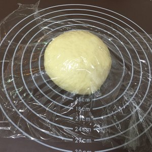 Biscuit of dried meat floss of sweet green of sea liver mosses coils (28 inches square dish) practice measure 2