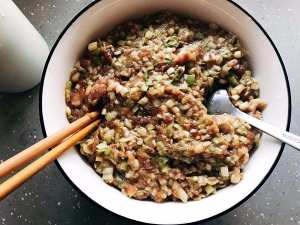 The practice measure of the dumpling of crude fry in shallow oil of hotbed chives beef that falls in love with readily 5
