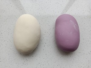 紫ポテトは蒸し物の実りを測る bread 2 