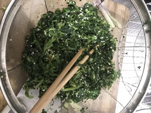 Really sweet, the practice measure of the dumpling of spinach 6