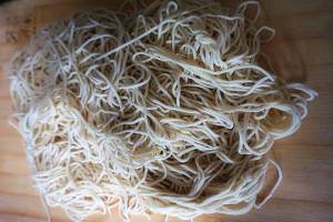 The practice measure of seafood chow mien 6