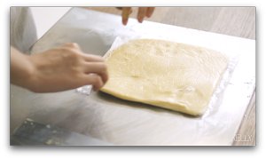 Crisp pie of the simple and easy apple that do not have candy / the practice measure of video of A pig bake 7