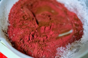 Cake of cheese of red plush cream [improved recipe / measure exceeds detailed] practice measure 11