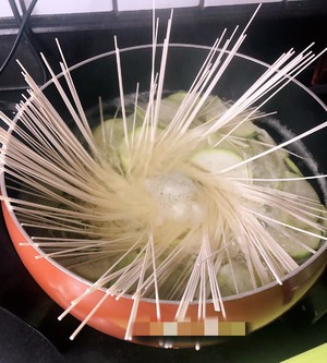 The little skill of the fine dried noodles that boil, do not stick not rawish practice measure 4