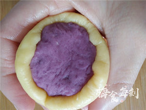 Net Gong Xiangyu is violet cake of beans of potato celestial being, the practice step that requires a pan only 13
